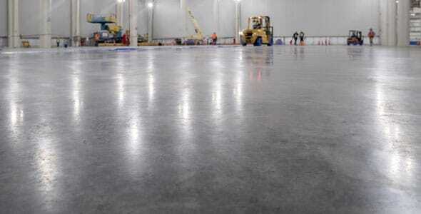 Industrial Epoxy Floor Coatings The image shows an industrial space.
