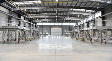 The image shows an industrial space.